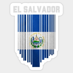 El Salvador flag, Salvadoran flag Sticker